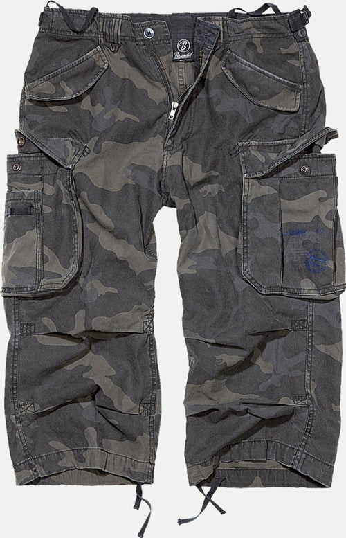 Industry 3/4 Cargo Shorts – 100% Cotton Tactical Shorts in Olive, Black & Dark Olive - GLOW FIT ESSENTIALS