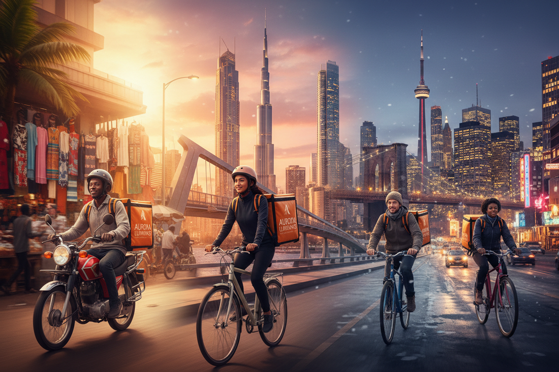 Motorist and cyclist delivery partner job opportunities at Glow Fit Essentials across East Africa, UAE, Canada and USA