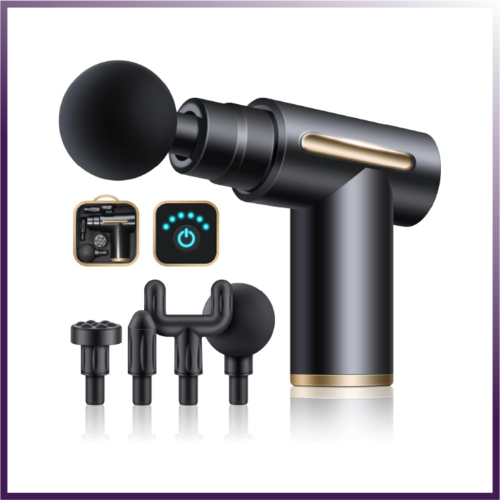 Muscle Massage Gun – Deep Tissue Percussion Massager for Pain Relief & Recovery - GLOW FIT ESSENTIALS