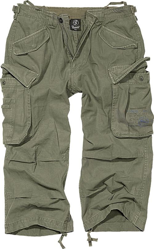 Industry 3/4 Cargo Shorts – 100% Cotton Tactical Shorts in Olive, Black & Dark Olive - GLOW FIT ESSENTIALS