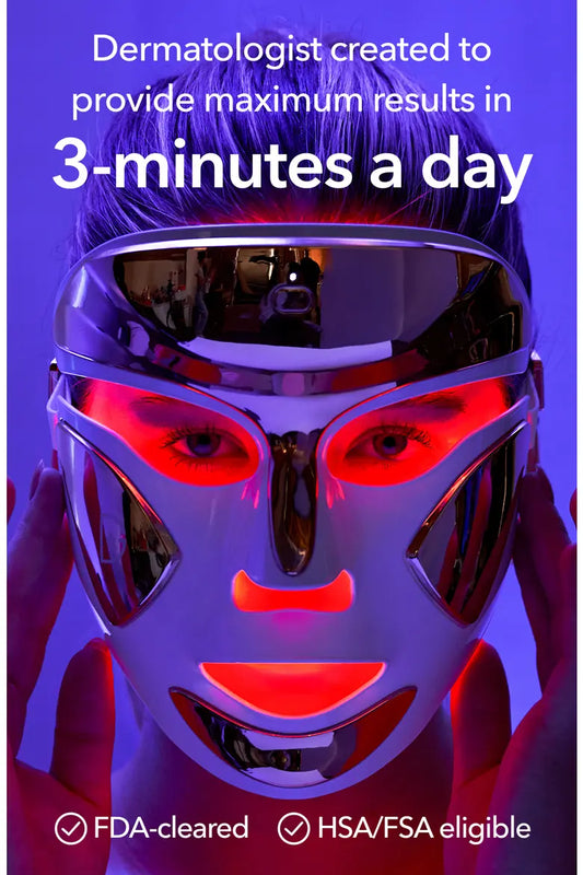 DRx SpectraLite FaceWare Pro LED Light Therapy Device – FDA-Cleared for Acne, Wrinkles & Skin Rejuvenation - GLOW FIT ESSENTIALS