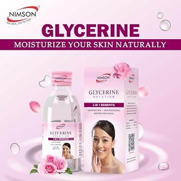 Nimson Pure Glycerine for Skin Care – 50ml | Moisturizes, Heals & Protects | 100% Vegan - GLOW FIT ESSENTIALS