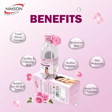 Nimson Pure Glycerine for Skin Care – 50ml | Moisturizes, Heals & Protects | 100% Vegan - GLOW FIT ESSENTIALS