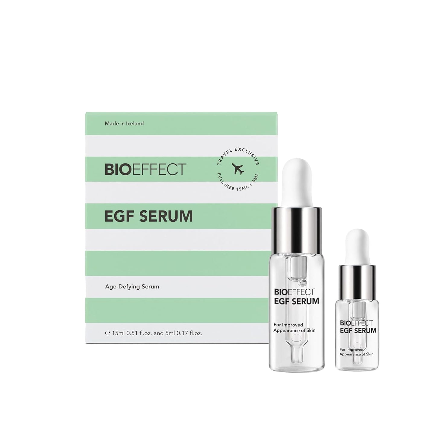 BIOEFFECT EGF Serum – Epidermal Growth Factor Face Serum | Hyaluronic Acid, Glycerin & Icelandic Water | Anti-Aging