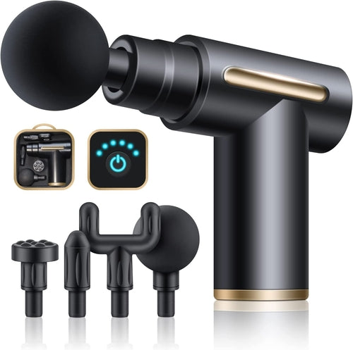 Muscle Massage Gun – Deep Tissue Percussion Massager for Pain Relief & Recovery - GLOW FIT ESSENTIALS