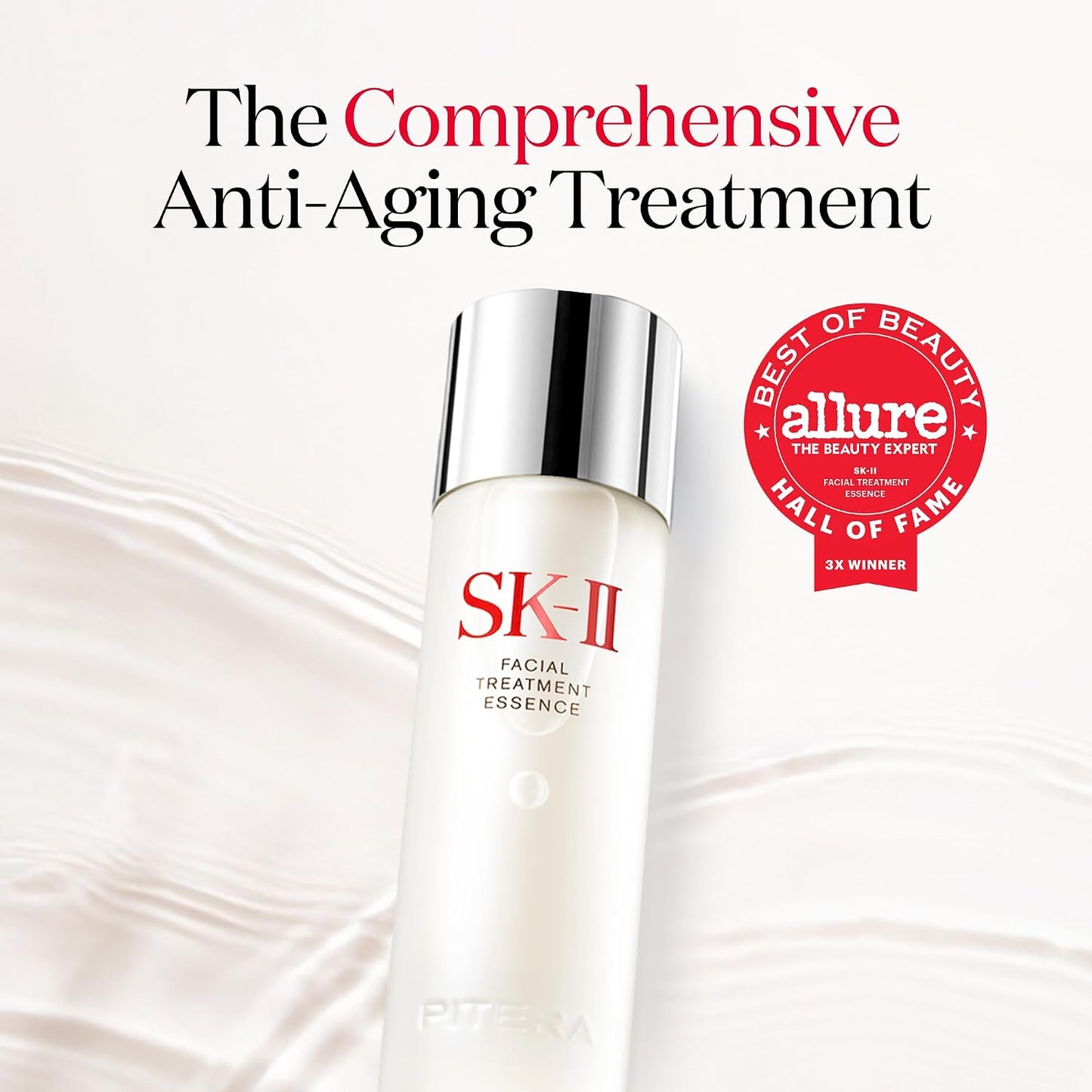SK-II Facial Treatment Essence – Allure Best of Beauty Hall of Fame 3x Winner | Anti-Aging Pitera Essence for Fine Lines, Firmness & Dark Spots | Glow Fit Essentials