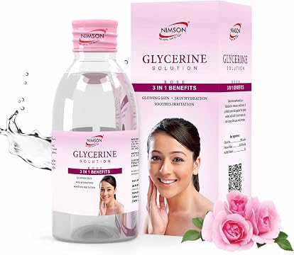Nimson Pure Glycerine for Skin Care – 50ml | Moisturizes, Heals & Protects | 100% Vegan - GLOW FIT ESSENTIALS