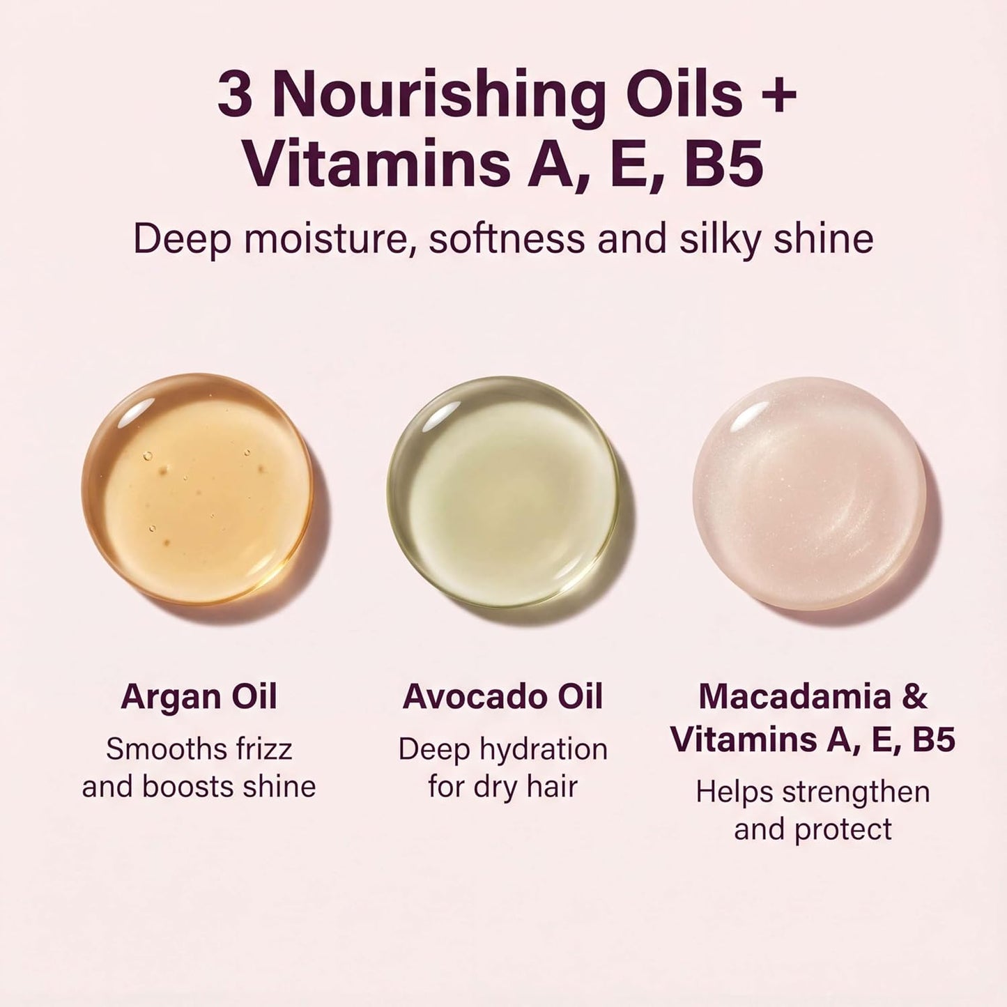 sohl-I.D. Hair Serum Capsules – Vitamins A, E & B5 | Argan, Avocado & Macadamia Oils for Frizzy, Dry & Curly Hair