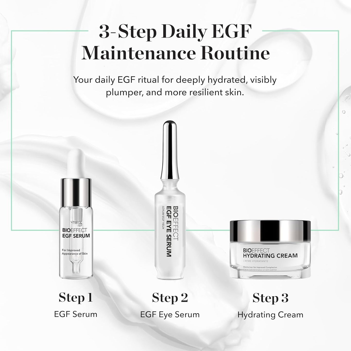 BIOEFFECT EGF Serum – Epidermal Growth Factor Face Serum | Hyaluronic Acid, Glycerin & Icelandic Water | Anti-Aging