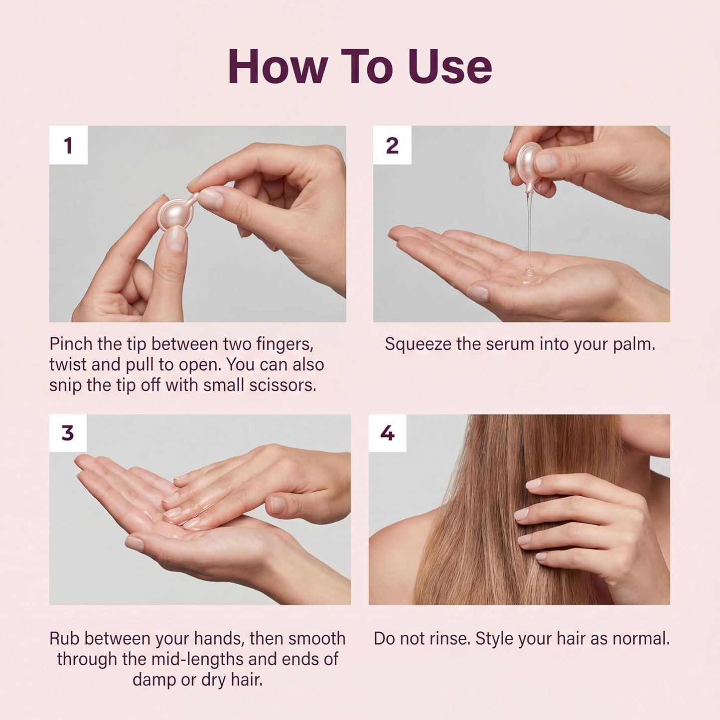 sohl-I.D. Hair Serum Capsules – Vitamins A, E & B5 | Argan, Avocado & Macadamia Oils for Frizzy, Dry & Curly Hair