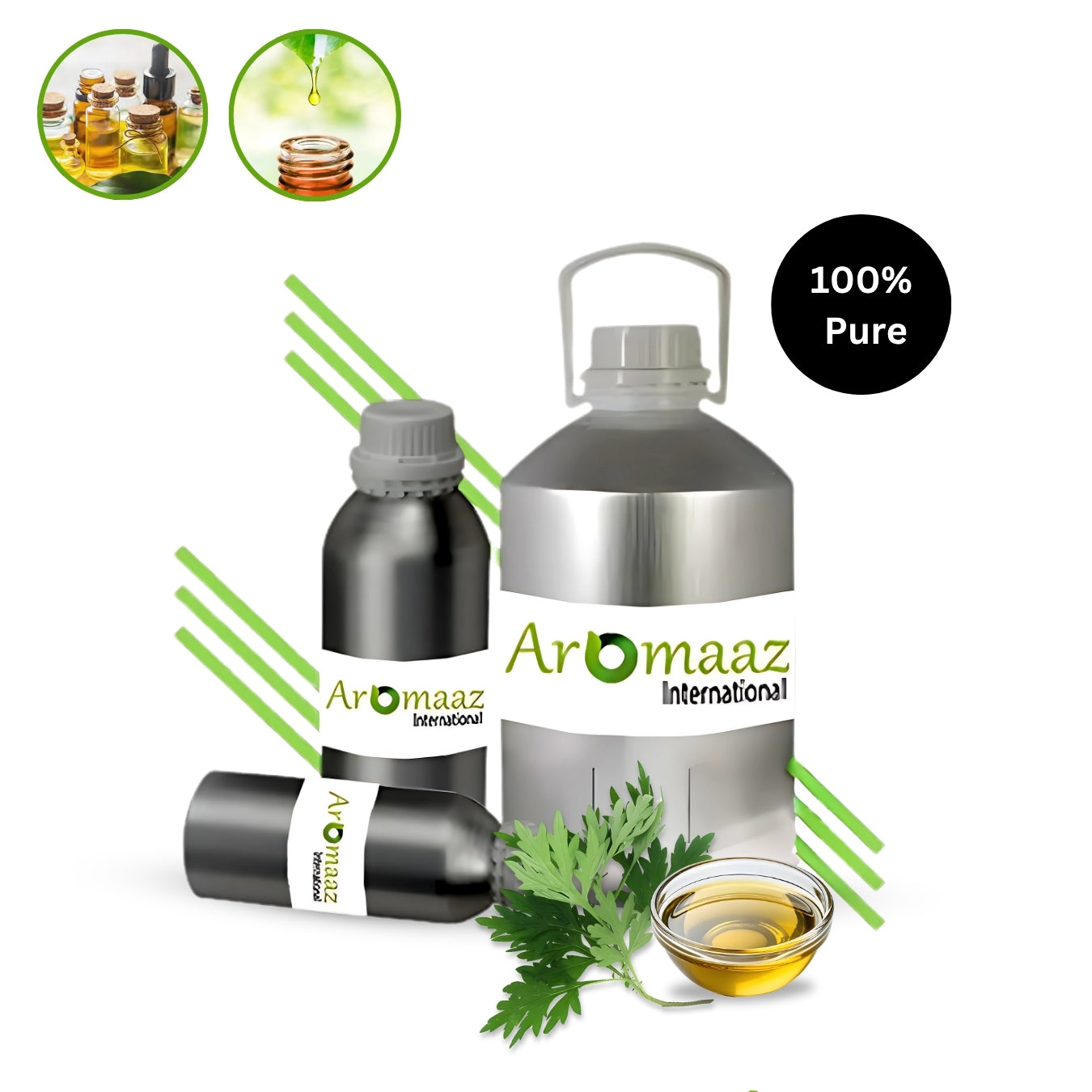 Pure Armoise & Tea Tree Essential Oil – Organic Moroccan Blend for Glowing, Clear Skin - GLOW FIT ESSENTIALS