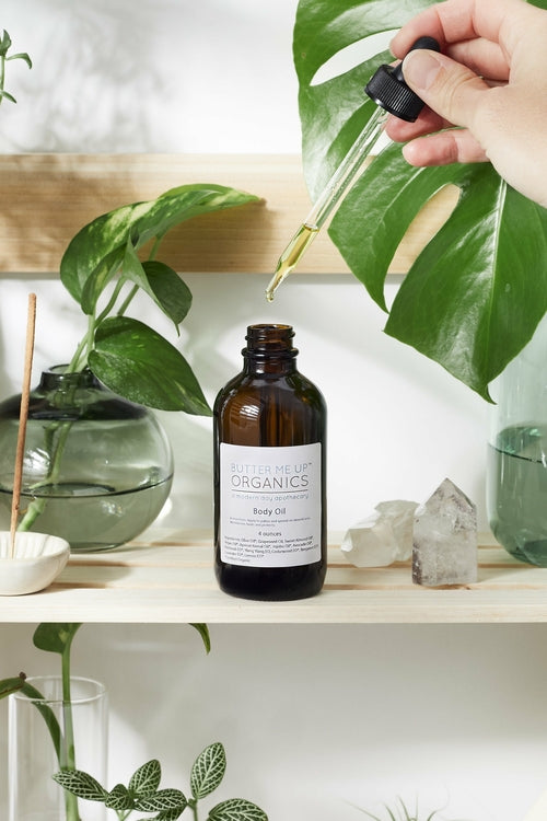 Organic Body Oil / Body Oil / Moisturizer / Organic Oils / Dry Skin - GLOW FIT ESSENTIALS
