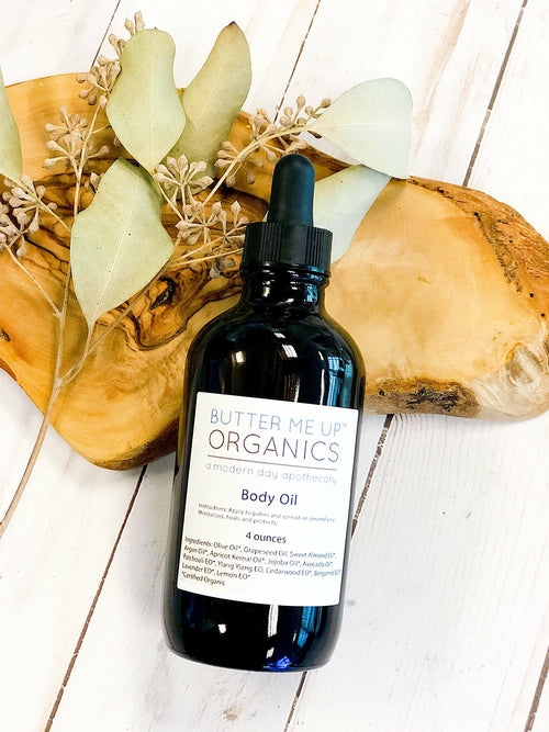 Organic Body Oil / Body Oil / Moisturizer / Organic Oils / Dry Skin - GLOW FIT ESSENTIALS