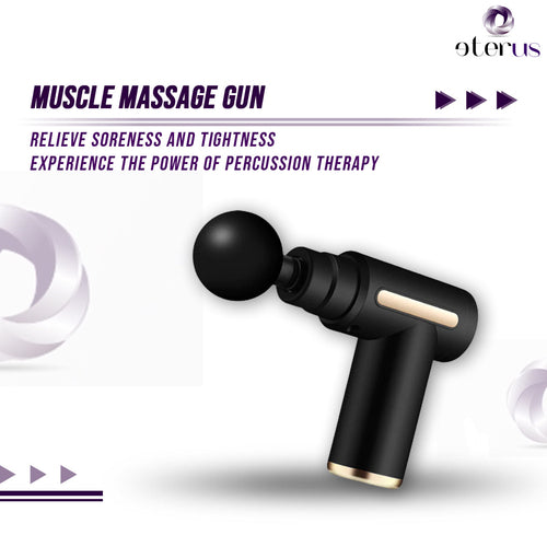 Muscle Massage Gun – Deep Tissue Percussion Massager for Pain Relief & Recovery - GLOW FIT ESSENTIALS