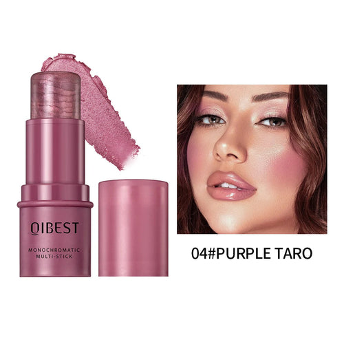 3-in-1 Cheek Blush Stick Lip Tinted Eyes Cheek Lips Brighten Cream - GLOW FIT ESSENTIALS
