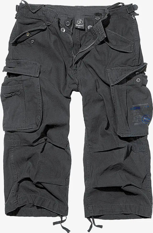 Industry 3/4 Cargo Shorts – 100% Cotton Tactical Shorts in Olive, Black & Dark Olive - GLOW FIT ESSENTIALS