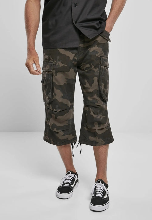 Industry 3/4 Cargo Shorts – 100% Cotton Tactical Shorts in Olive, Black & Dark Olive - GLOW FIT ESSENTIALS