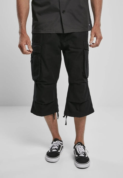 Industry 3/4 Cargo Shorts – 100% Cotton Tactical Shorts in Olive, Black & Dark Olive - GLOW FIT ESSENTIALS