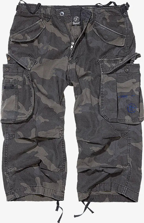 Industry 3/4 Cargo Shorts – 100% Cotton Tactical Shorts in Olive, Black & Dark Olive - GLOW FIT ESSENTIALS