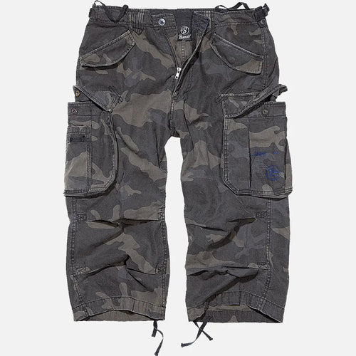 Industry 3/4 Cargo Shorts – 100% Cotton Tactical Shorts in Olive, Black & Dark Olive - GLOW FIT ESSENTIALS