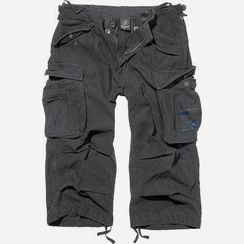 Industry 3/4 Cargo Shorts – 100% Cotton Tactical Shorts in Olive, Black & Dark Olive - GLOW FIT ESSENTIALS