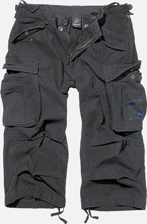 Industry 3/4 Cargo Shorts – 100% Cotton Tactical Shorts in Olive, Black & Dark Olive - GLOW FIT ESSENTIALS