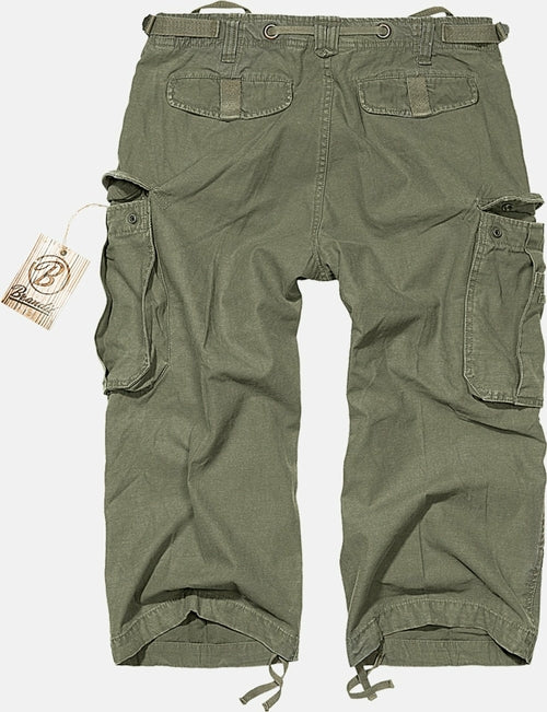 Industry 3/4 Cargo Shorts – 100% Cotton Tactical Shorts in Olive, Black & Dark Olive - GLOW FIT ESSENTIALS