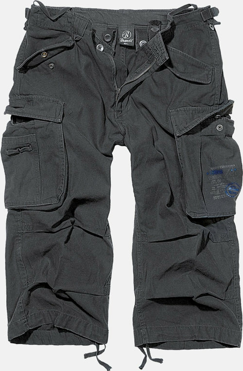 Industry 3/4 Cargo Shorts – 100% Cotton Tactical Shorts in Olive, Black & Dark Olive - GLOW FIT ESSENTIALS