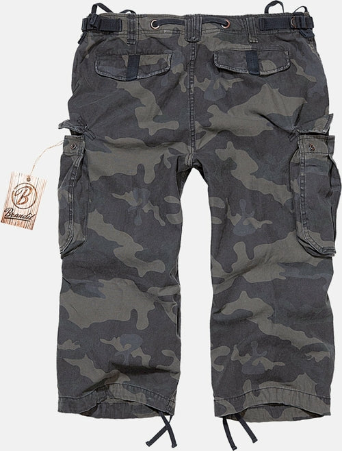 Industry 3/4 Cargo Shorts – 100% Cotton Tactical Shorts in Olive, Black & Dark Olive - GLOW FIT ESSENTIALS