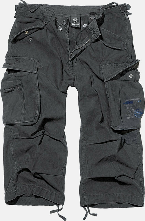 Industry 3/4 Cargo Shorts – 100% Cotton Tactical Shorts in Olive, Black & Dark Olive - GLOW FIT ESSENTIALS