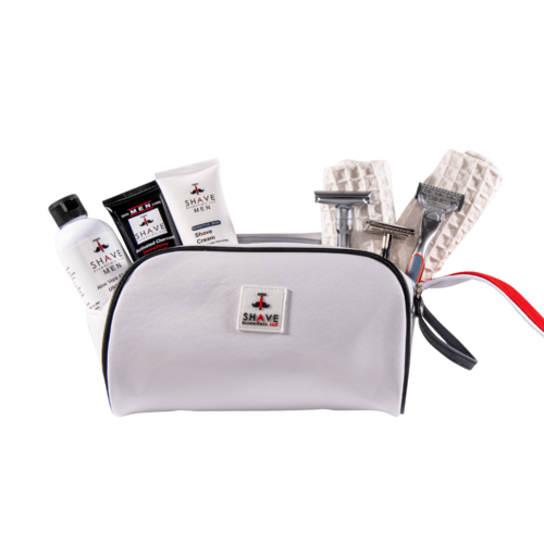 Complete Men's Grooming Kit – Shave Essentials Premium Set with Razor, Skincare & Travel Bag - GLOW FIT ESSENTIALS