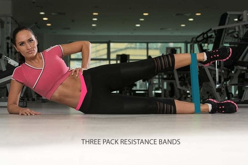 Muscle Recovery & Resistance Band Bundle – Foam Roller, Deep Tissue Stick & 3 Resistance Bands - GLOW FIT ESSENTIALS